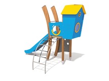 Speeltoestel - dino -observatiehut