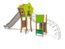 Speeltoestel - eco - jungle - treehouse