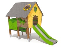 Speeltoestel - eco - jungle - hut