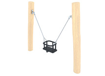 Schommel - robinia - enkel - mini post - babyzitje