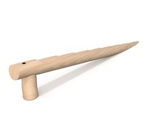 Robinia - evenwichtsparcours - schuine balanceerboom