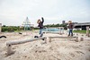 Robinia - evenwichtsparcours - balanceerboom