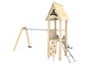 Schommel - robinia - enkel - schommel met glijbaantoren