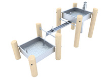 Zandbak - workshop - robinia - waterspeelset a