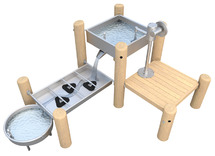 Zandbak - workshop - robinia - waterspeelset b