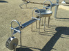 Zandbak - workshop - robinia - dubbel aquaduct