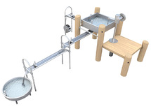 Zandbak - workshop - robinia - waterspeelset c