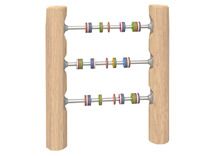 Outdoor - speelwand - robinia - telraam - per stuk