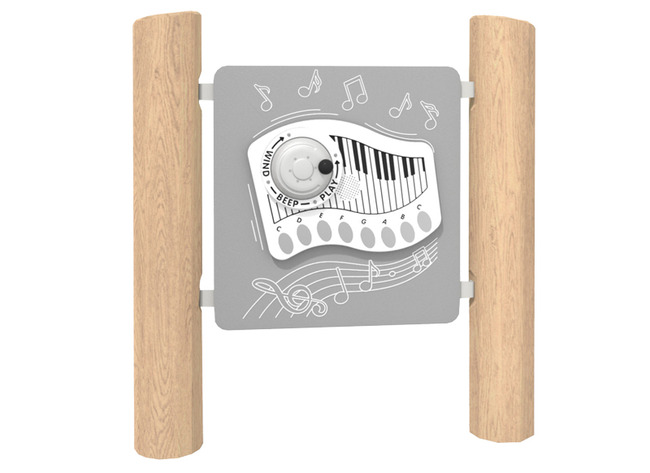 Outdoor - Speelwand - Robinia - Piano - Per Stuk