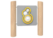 Outdoor - speelwand - robinia - gears - per stuk