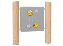 Outdoor - speelwand - robinia - kat en muis - per stuk