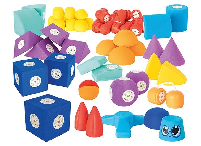 Bouwset - Blockaroo - Foam Blokken - Set Van 50 Assorti
