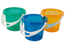 Emmers - Dantoy - gekleurd - transparant - zand - set van 3