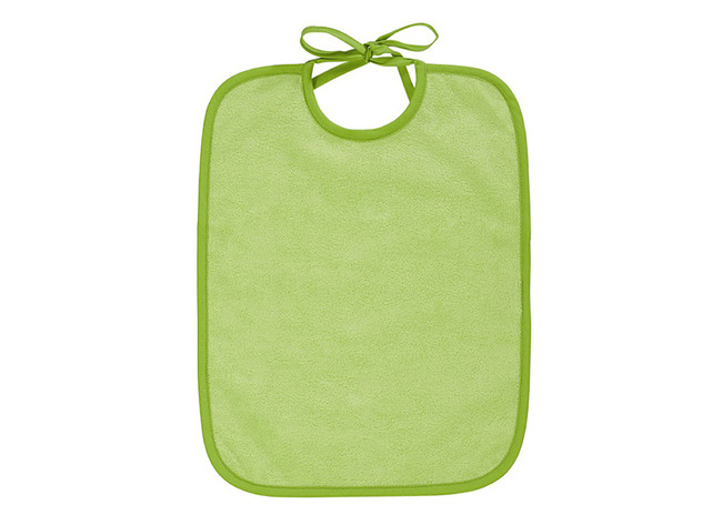 Textiel - Slabber - Waterproof - Lintjes - Limoen - Per Stuk