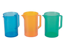 Waterkannen - Dantoy - gekleurd - transparant - gieters - set van 3