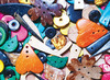 Kralen - vormen - kokos - decoratie - per set