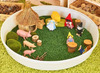 Speeltafel - tuff tray - rond - wit - per stuk