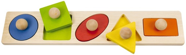 Eerste Puzzelplank - Vormen