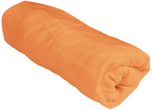 Textiel - bed - hoeslaken jersey - 50x100 cm - per stuk - oranje - leverbaar in 8 kleuren