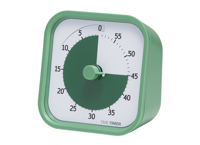 Timer - Time Timer Mod Home Edition - 9 Cm - Groen/rose - Per Stuk