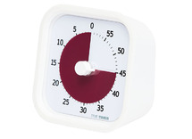 Timer - Time Timer MOD Home Edition - 9 x 9 cm - wit - per stuk