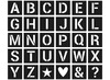 Sjablonen - Artemio - alfabet - set van 30