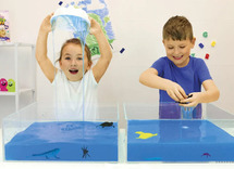 Sensoryplay - Zimplikids - slime play sensory fun - blauw - 600 gr
