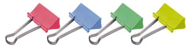 Kantoor - Papierklem Colorpops - 12ass