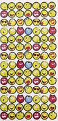 Belonen - emotiestickers 980st