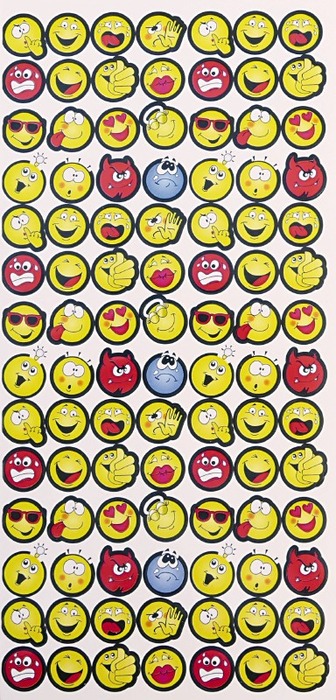 Belonen - Emotiestickers 980st