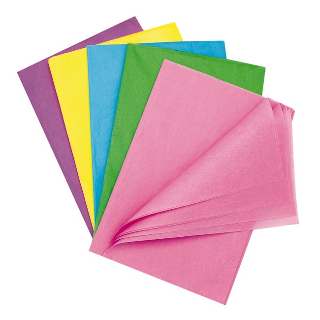 Papier - Zijdepapier - Pastel - 5x5kleuren