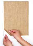 Natuurlijke decoratiematerialen - zelfklevende jute a4