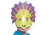 Maskers - karton - Dinomaskers - set van 8 assorti