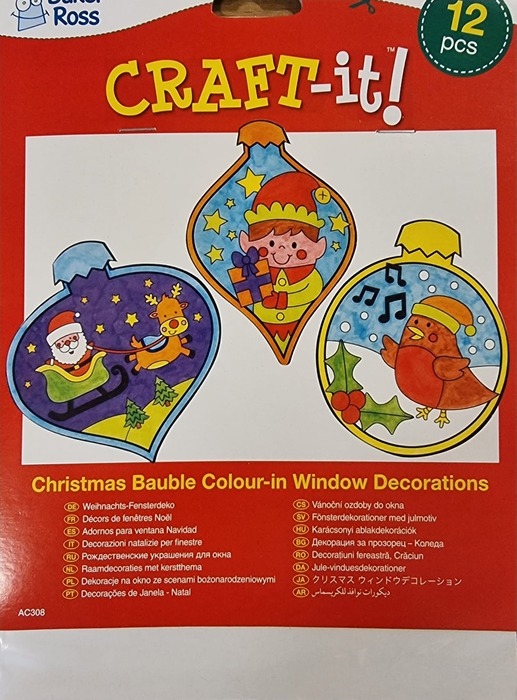 Kerst - Inkleur Kerstbalvormen - Set V 12