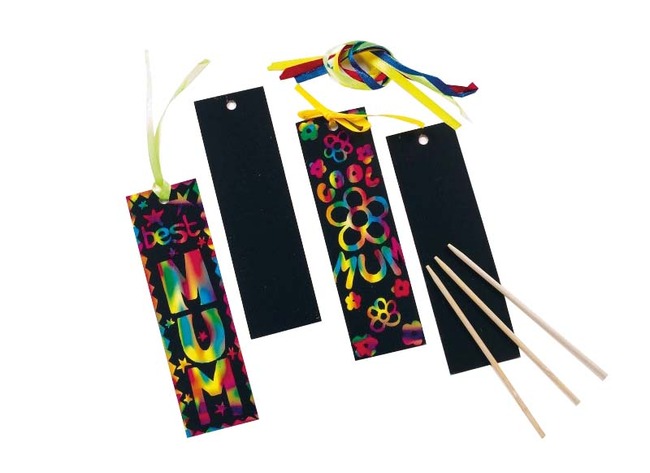 Bladwijzers - Kraspapier - Set Van 12 Assorti