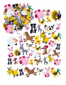 Foam-boerderijdieren - set van 96
