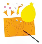 Pasen-handprint paaskuiken