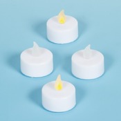 Decoratie - theelichtjes - led - set van 4