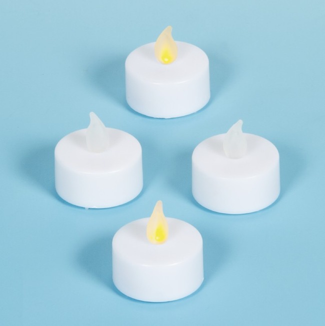 Decoratie - Theelichtjes - Led - Set Van 4
