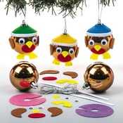 Kerst - Crea - Kerstbal Roodborstje 6 St