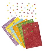 Foam - Stickers - Mozaiek - Glitter 1950Ass
