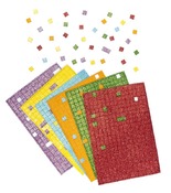Foam - Stickers - Mozaiek - Glitter 1950Ass