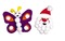 Kerst - Witte Glitterpompons 100ass