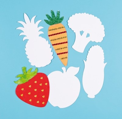 Papiervormen-groenten En Fruit