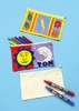 Pennenzakken - textiel - blanco - set van 12