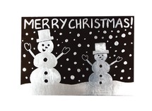 Knutselpapier - krasvellen - goud en zilver - 15 x 21 cm - set van 8 assorti