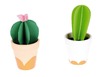 Bloempot - keramiek - 7 cm - set van 12