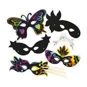 Kraspapier - magische popart maskers 10ass