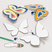 Crea papier - zweefvlinders 6ass