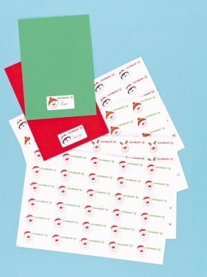 Kerst-stickers-handmade By